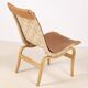 1x Bruno Mathsson "Eva" Lounge Chair, 1960s Sweden