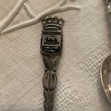 12 spoons, silver metal, douarnenez