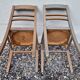 Paire de chaises bistrot vintage relookées