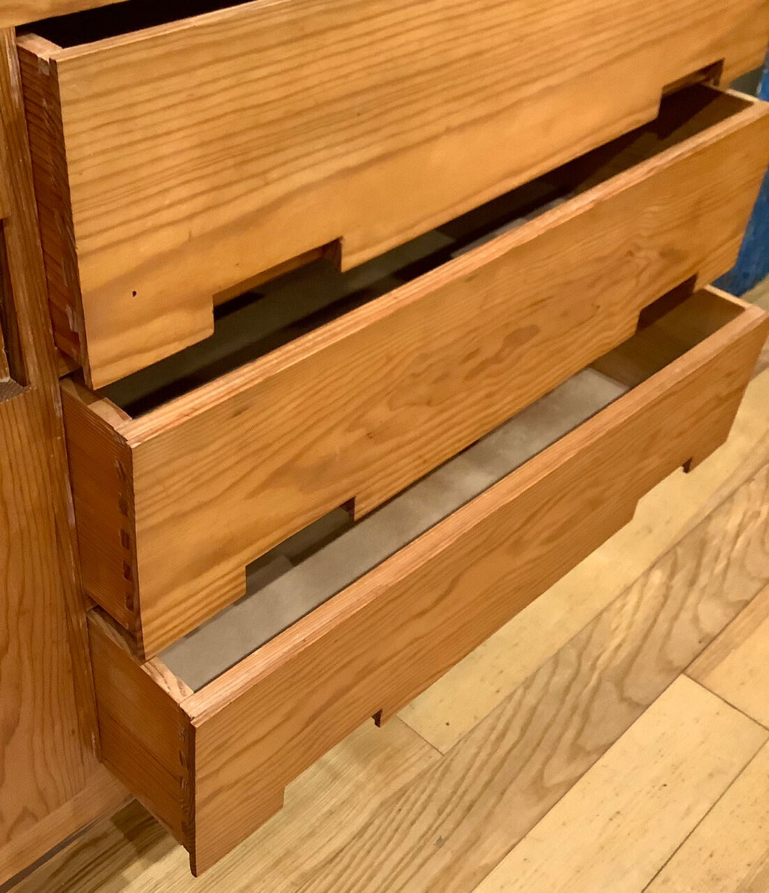 Commodity "weekend" in pine of the moors by Pierre Gautier Delaye for Vergnères, France c.1956