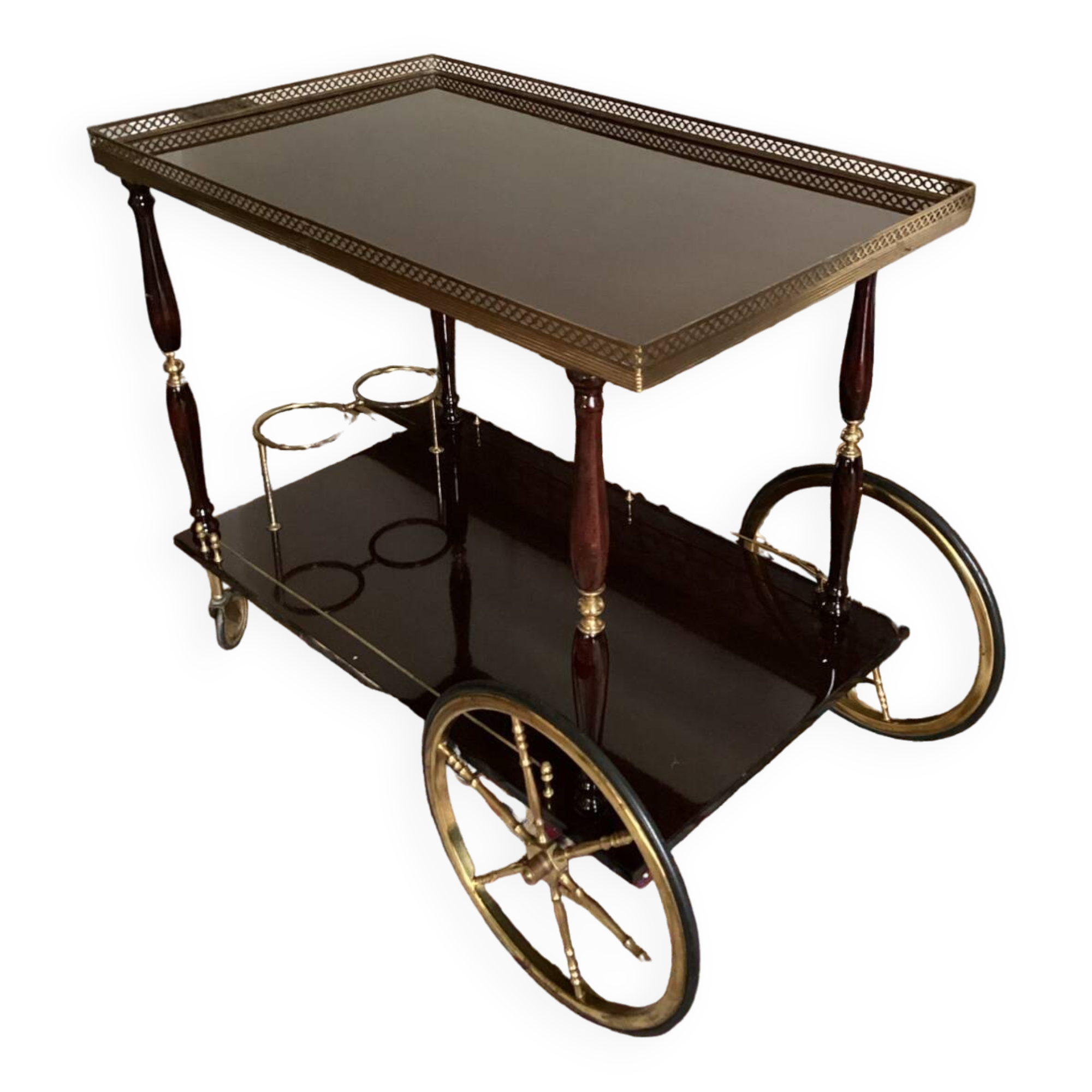 Vintage Fratelli Orsenigo rolling trolley