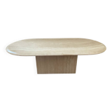 Table basse en travertin années 70