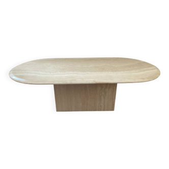 Table basse en travertin années 70