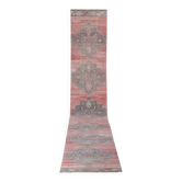 Tapis de couloir turc vintage