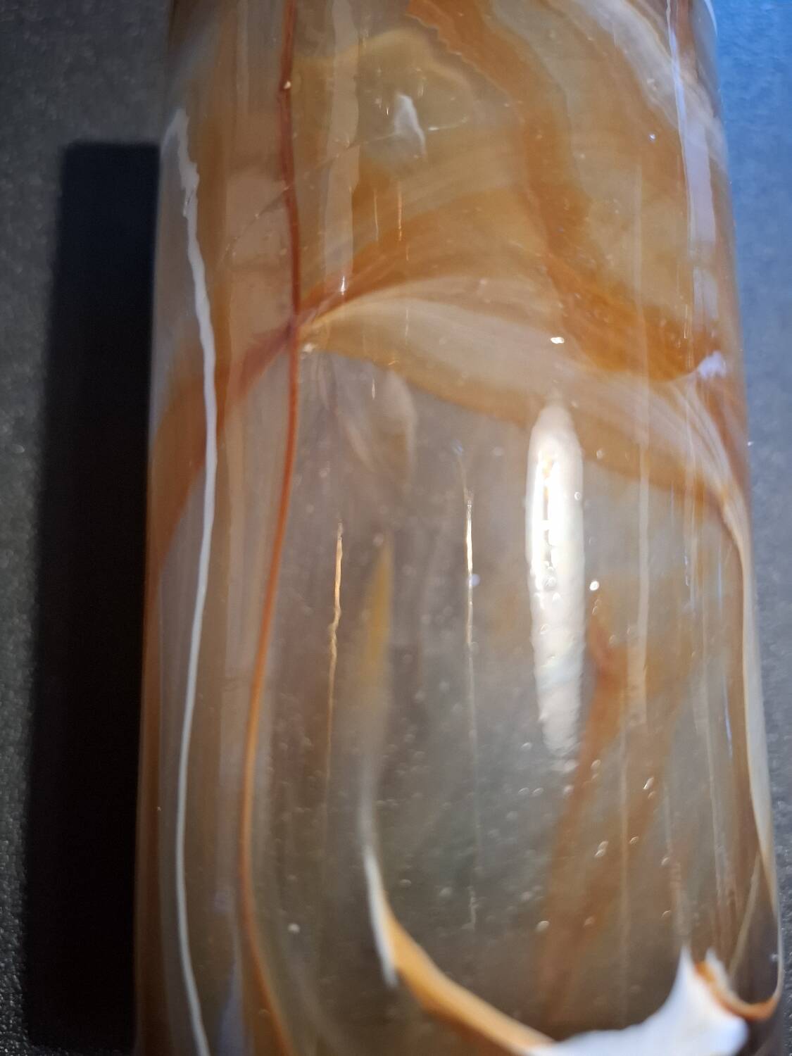 Set of 4 hand-blown glasses