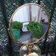 Miroir psyché en laiton