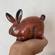 Porcelain rabbit, zoomorphic box from the 60s-70s.