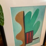 Framed painting