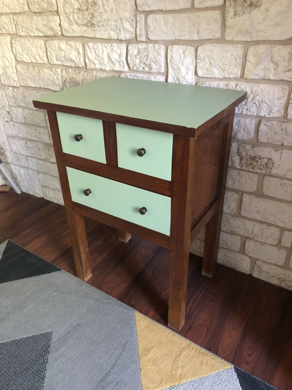 Commode meuble de métier apothicaire modernisé