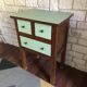Modernised apothecary workbench cabinet