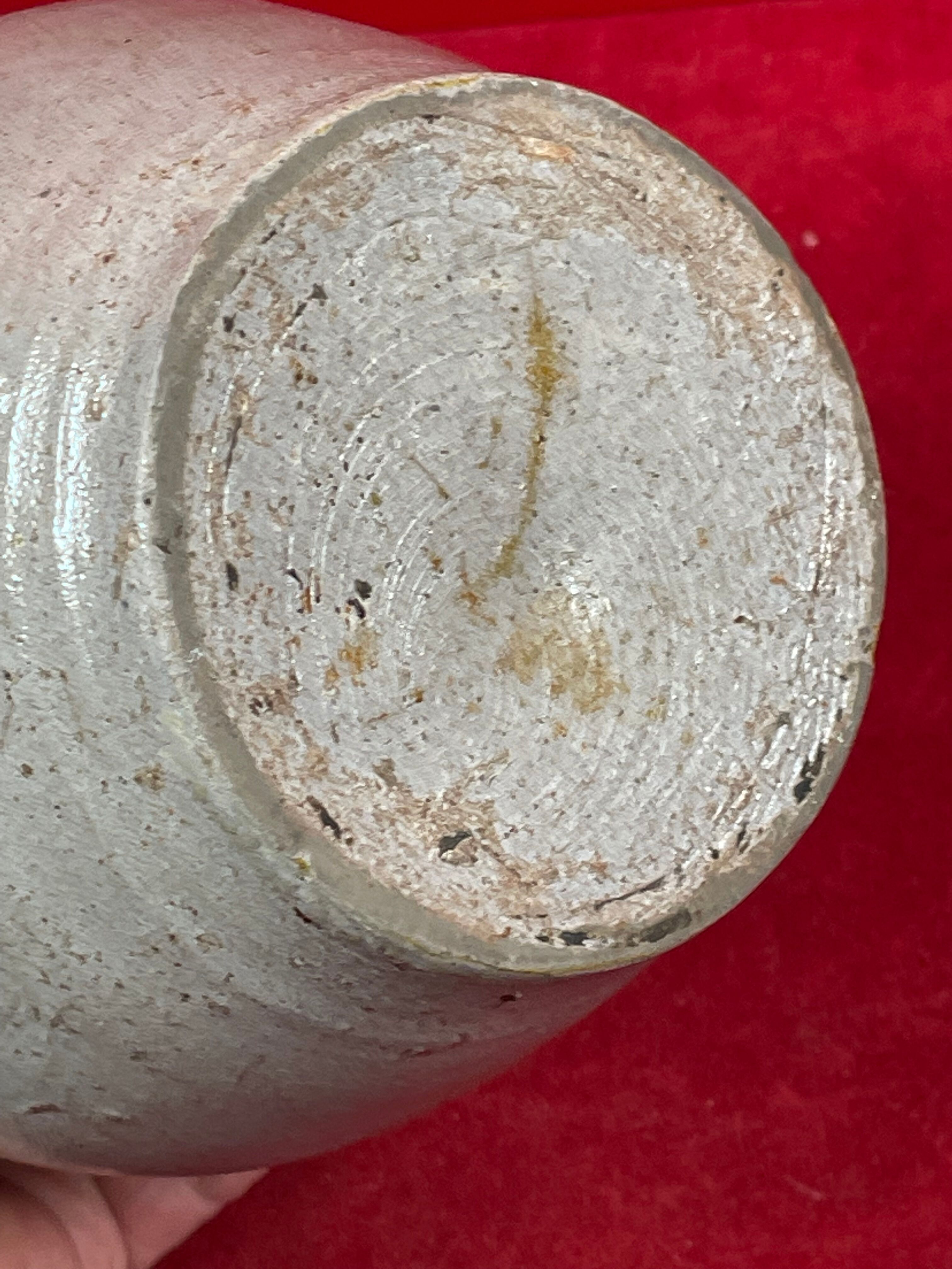 Bottle with handle brandy sandstone of Alsace 20th