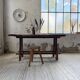 Dining table in solid olive wood Maison Skela 1960