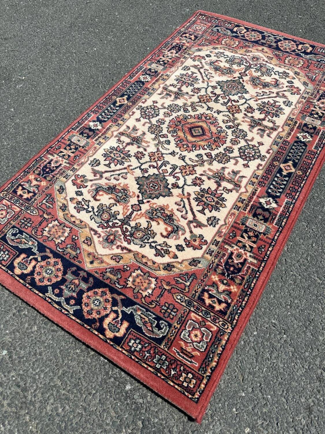 Oriental style wool rug