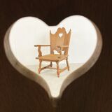 Vintage brutalist armchairs, 1960