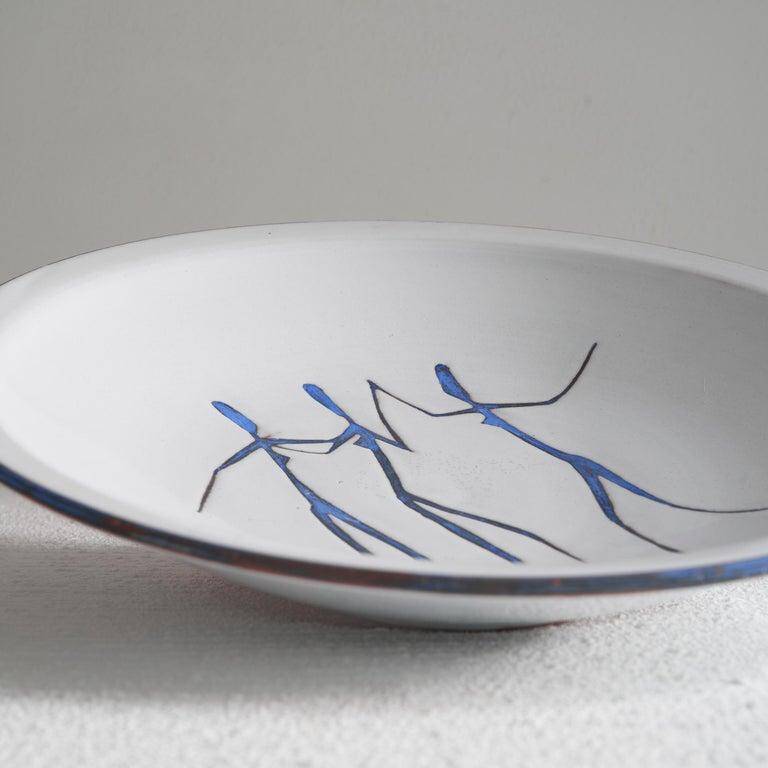 Hans Wagner large decorative ceramic bowl from the 1950s
