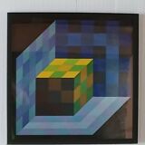 Victor Vasarely after work 1973