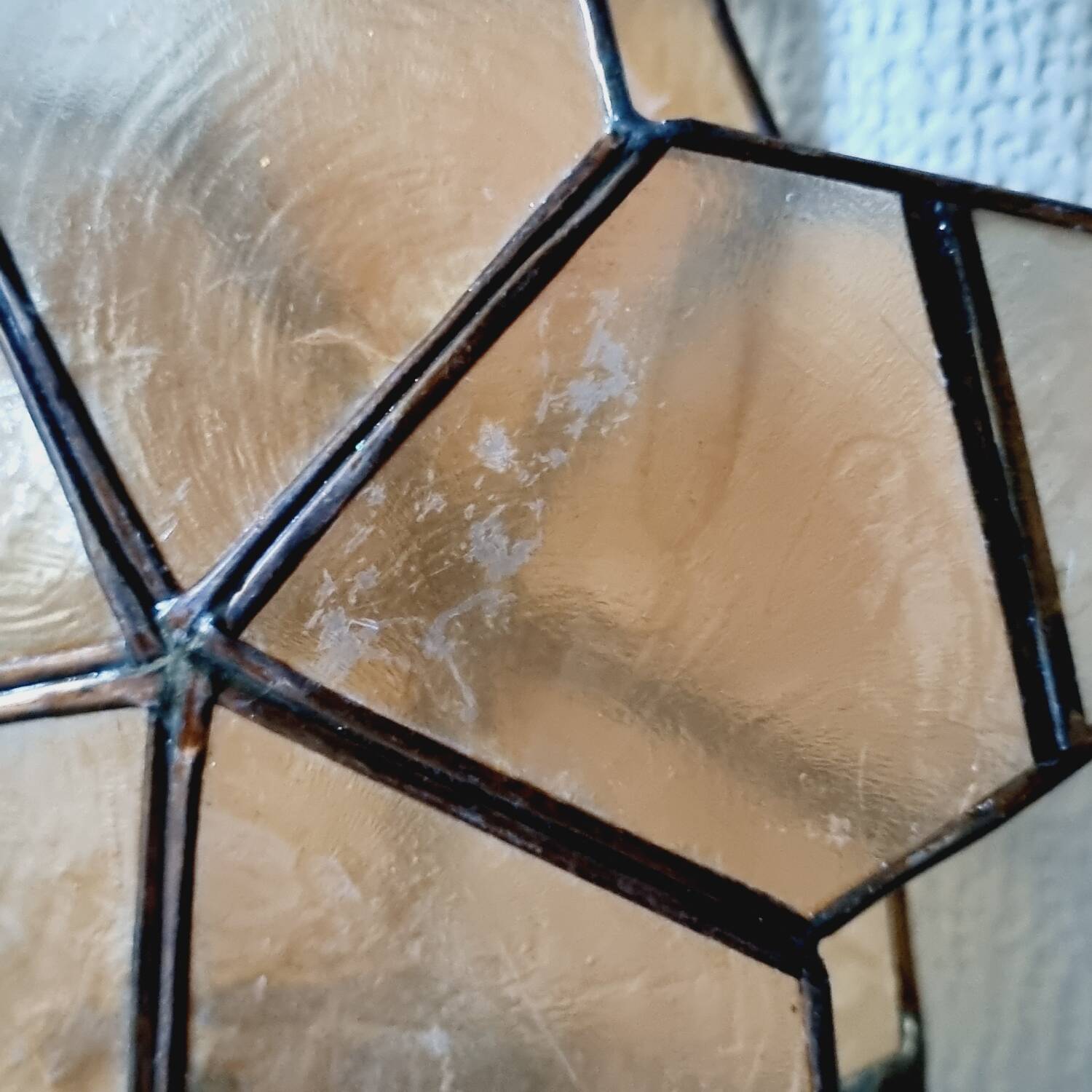 Villeroy&Boch mother-of-pearl and brass star candle holder