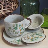 Vintage herbal mug cup