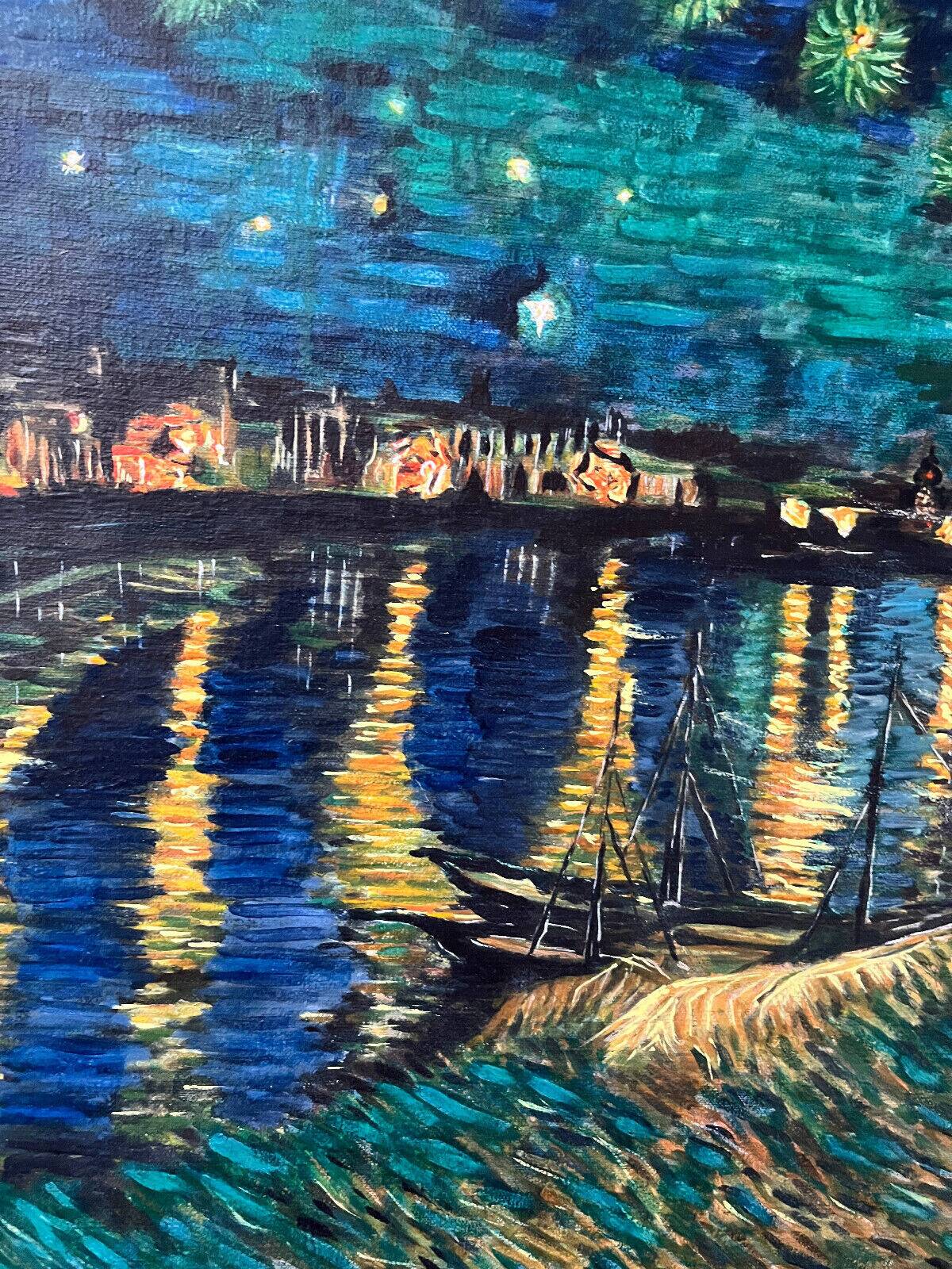 HST Painting Copyist V. Van Gogh "Starry Night" Arles