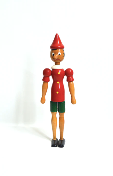 Italian wooden Pinocchio