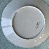 6 polychrome flat plates HB&Cie Choisy Le Roi