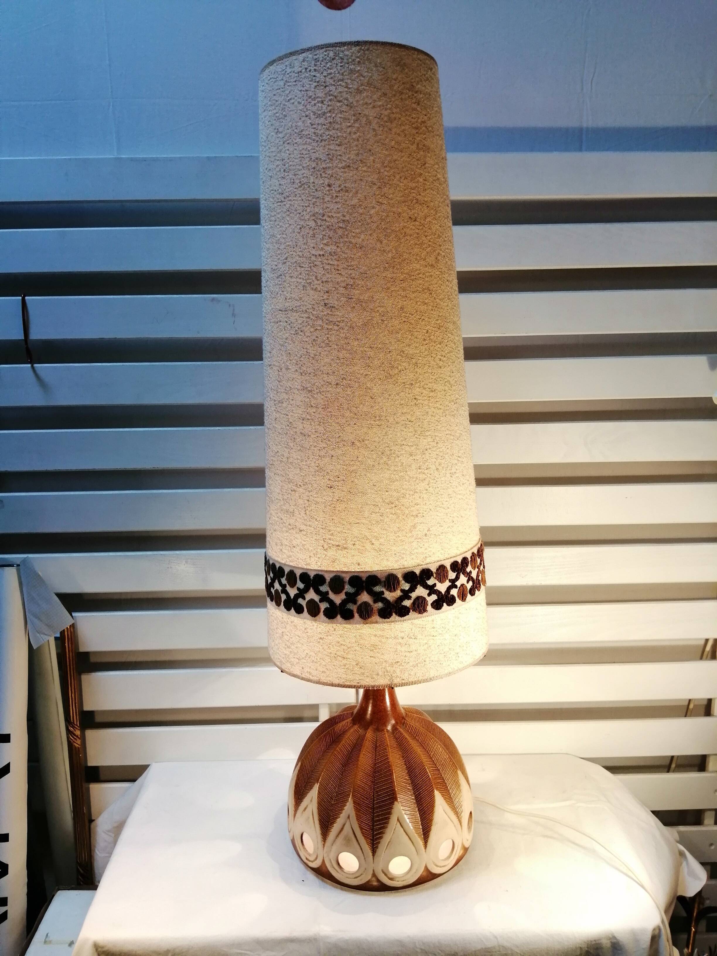 Vintage XXL ceramic table lamp