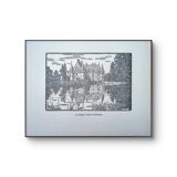 Printed in 1933, the castle of Azay-Le-Rideau, Indre-et-Loire.