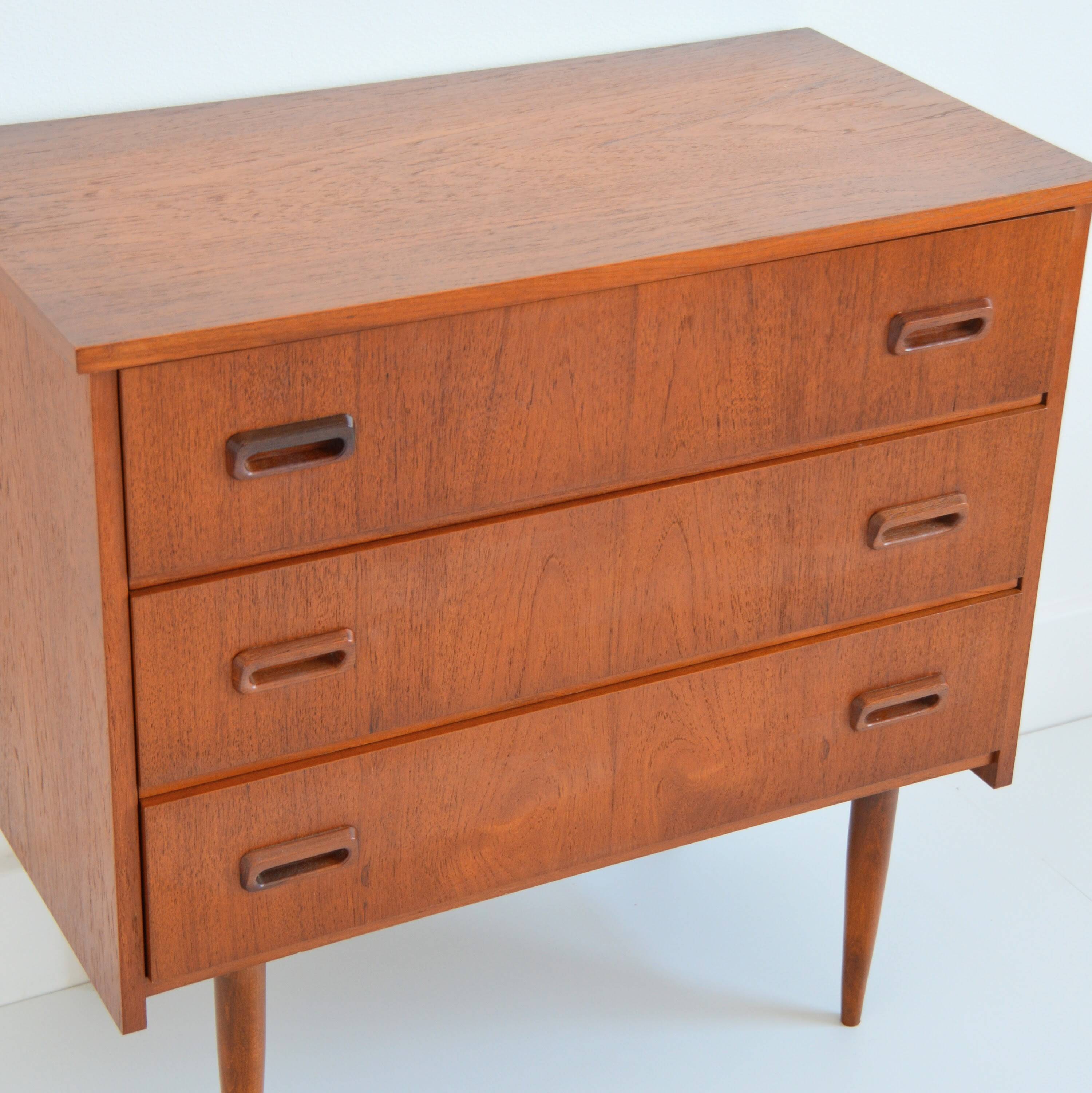 Commode scandinave teck 1960s