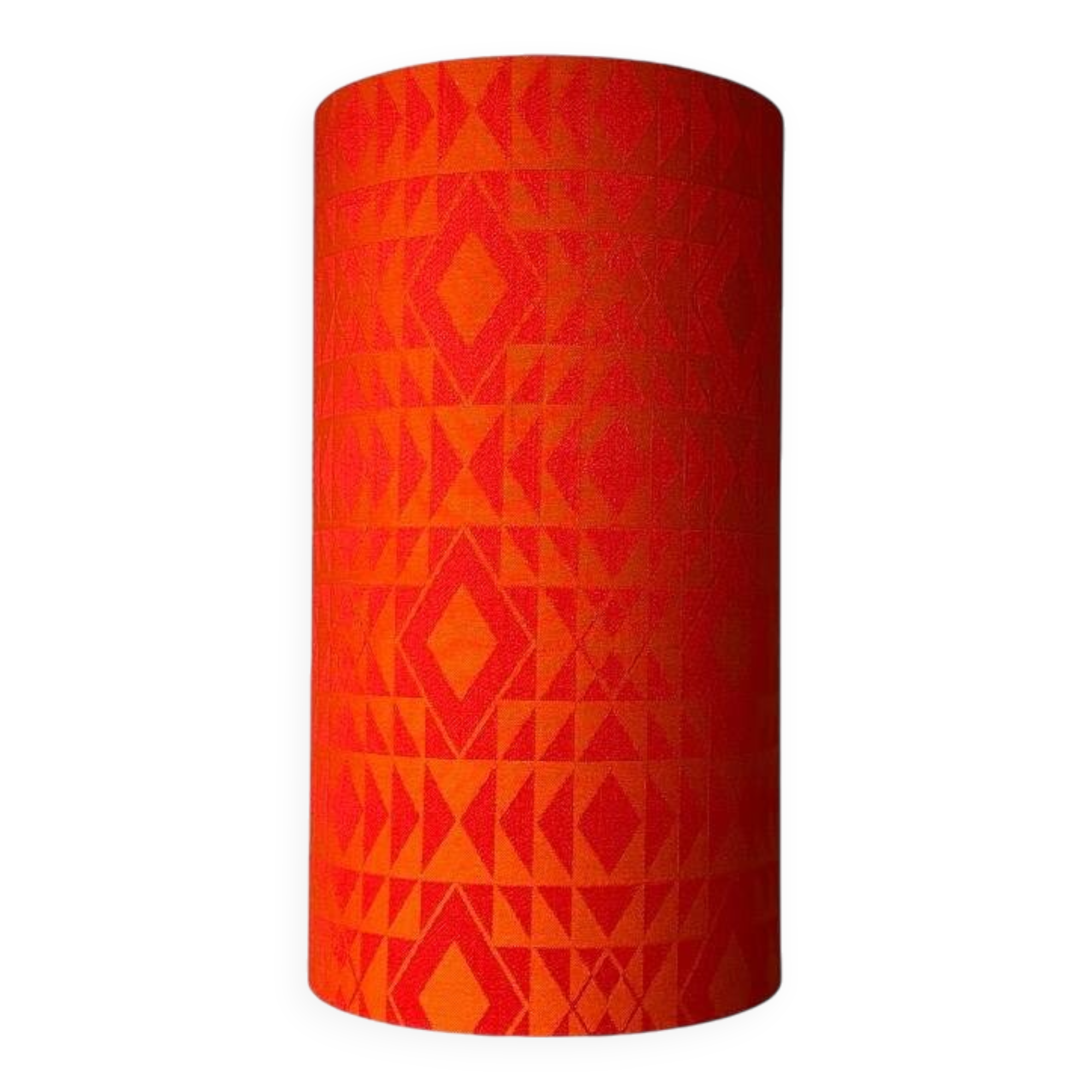 Abat-jour Eldo H60 D33 - tissu style vintage 70's