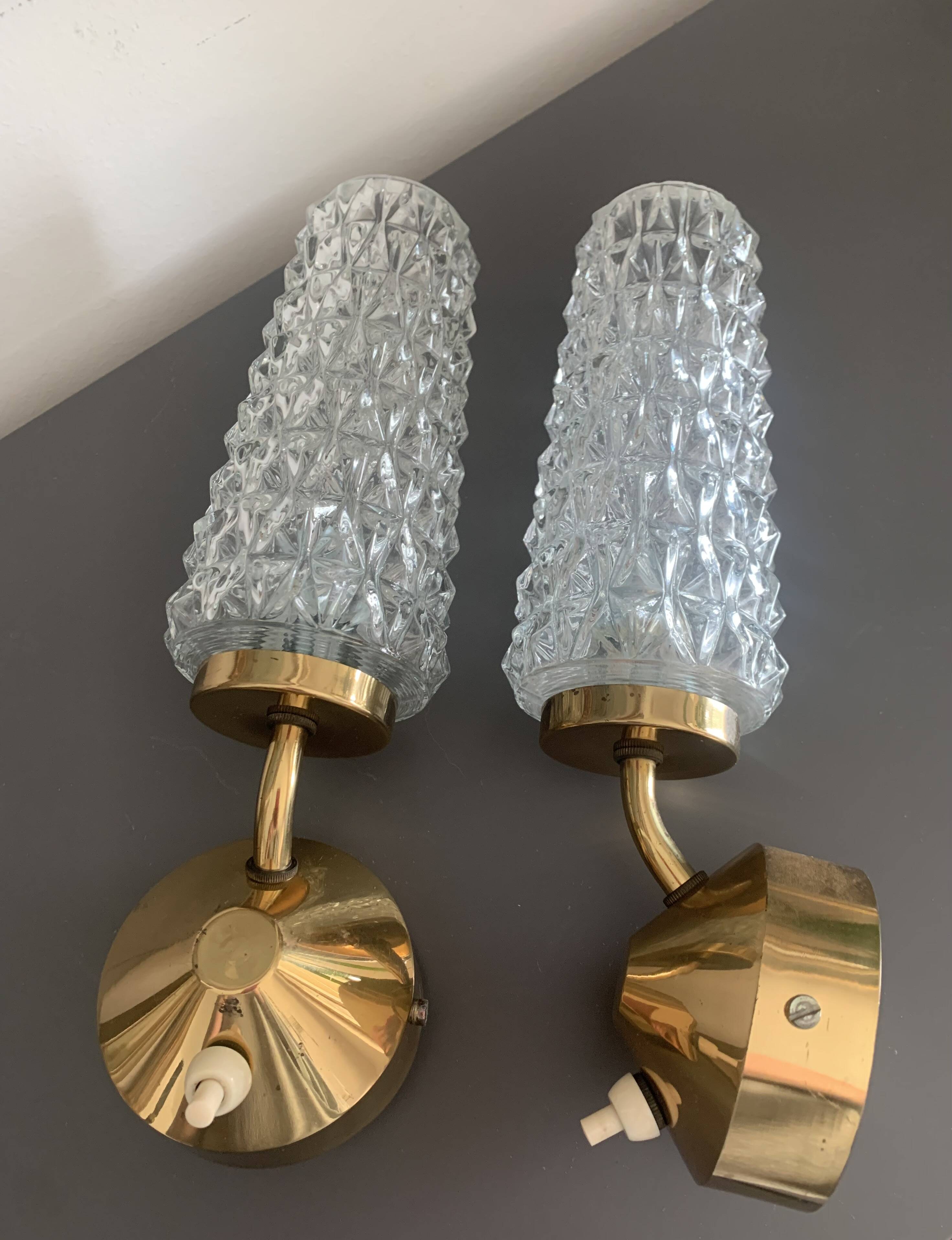 Pair of bedside lamps, Germany, 1960s