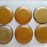 12 Arcoroc Sierra Ambre dessert plates