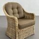 Rattan and wicker convertible chair