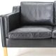 Vintage Scandinavian leather sofa