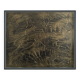 Grand tableau en relief aux reflets bronze original et unique "humanis" 61x