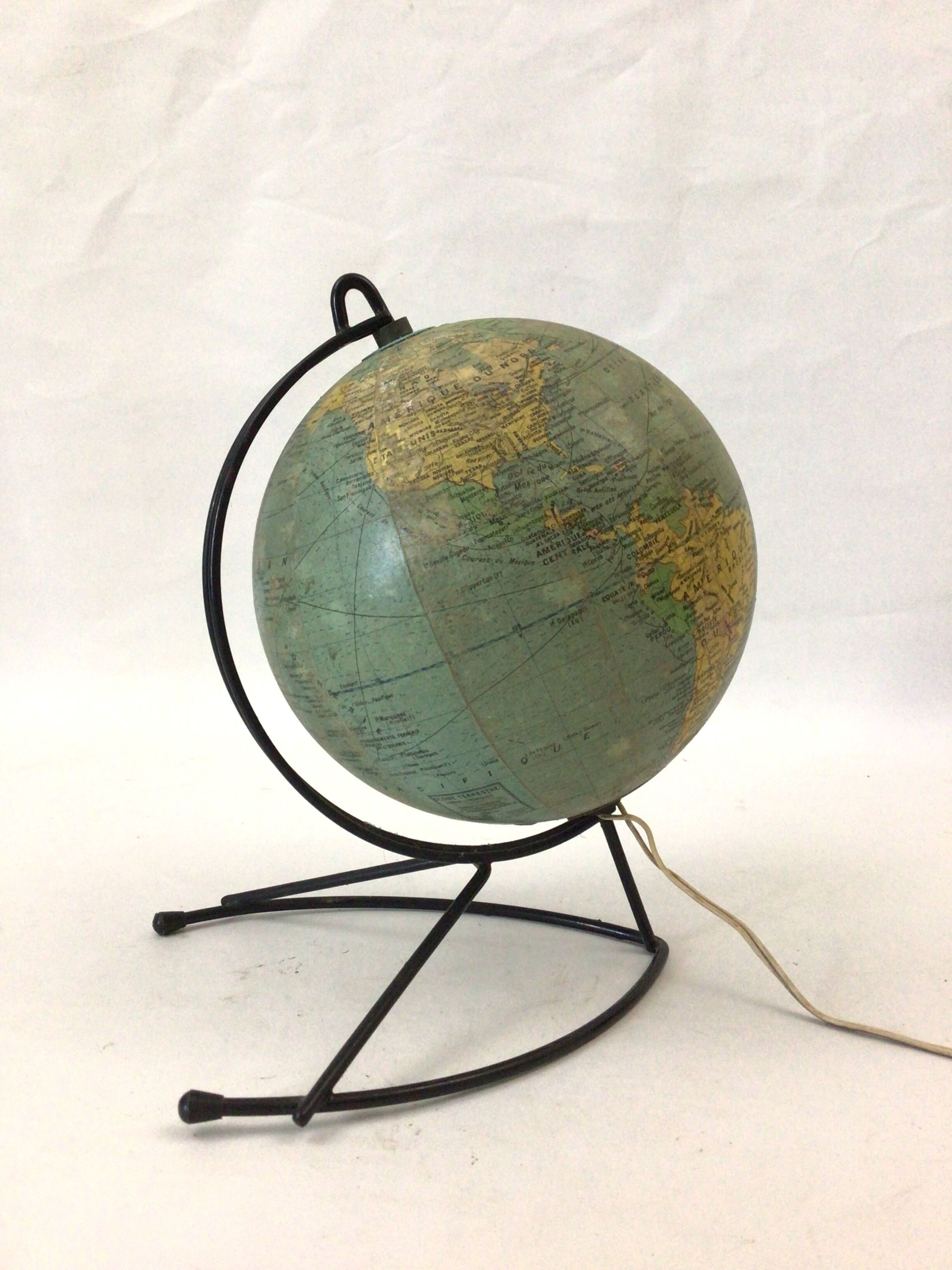 Luminous globe Girard and Barrère 1950-60