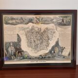 Genuine old map 1854