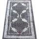 Vintage persian rug handwoven overdyed wool living area rug