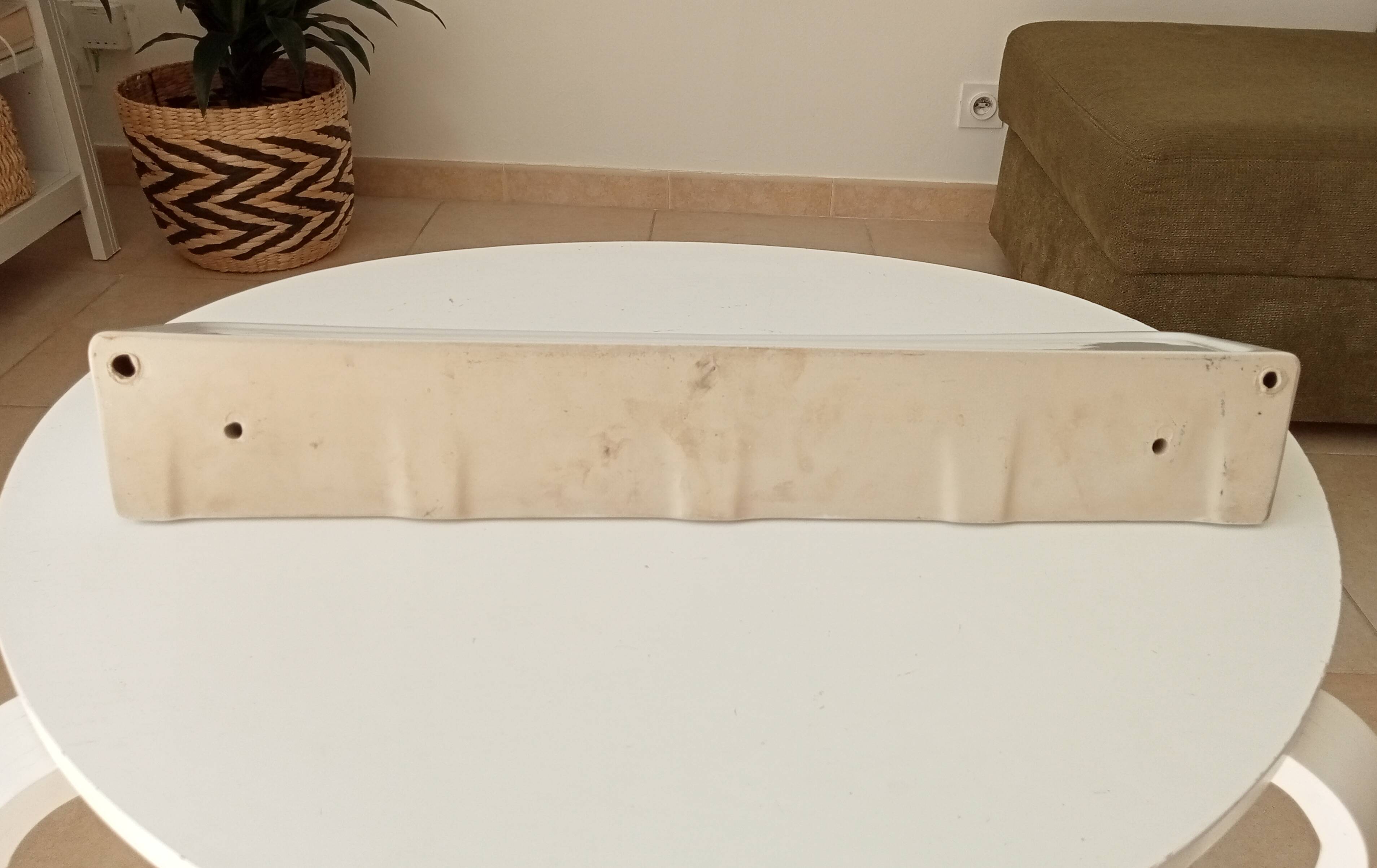 Vintage ceramic wall shelf from the 60s/70s
