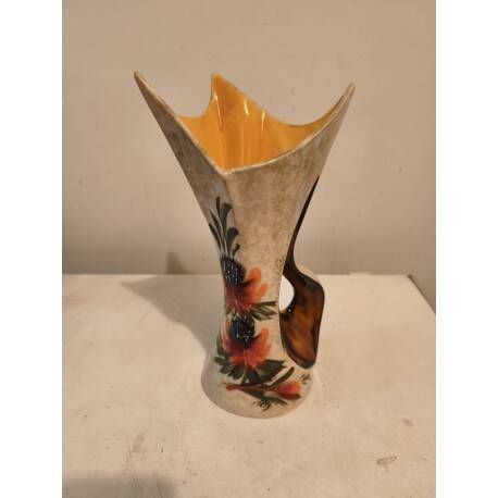 Vintage earthenware vase: Tess
