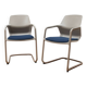 Paire de fauteuils de bureau Metrick, Wilkhann