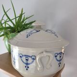 Stoneware soup tureen from Saint Uze