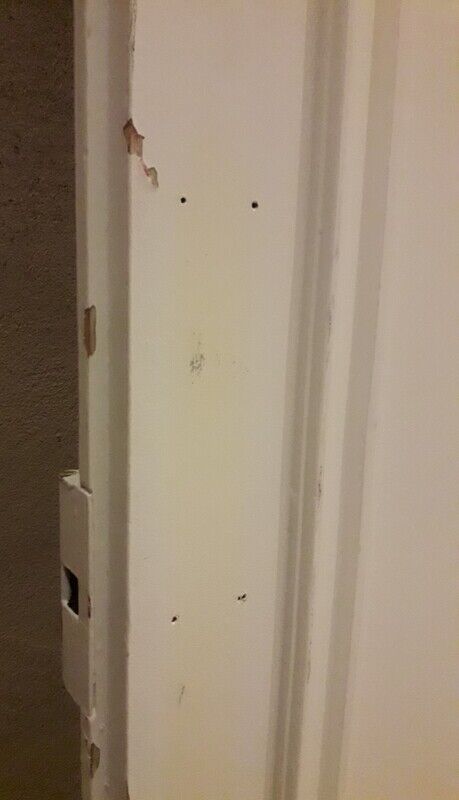 Communication door 69x243cm double-sided molded panel