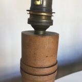 Wooden lamp turned 1950
