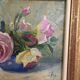 Nature morte bouquet de roses dans un vase
