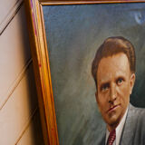 Portrait huile sur toile