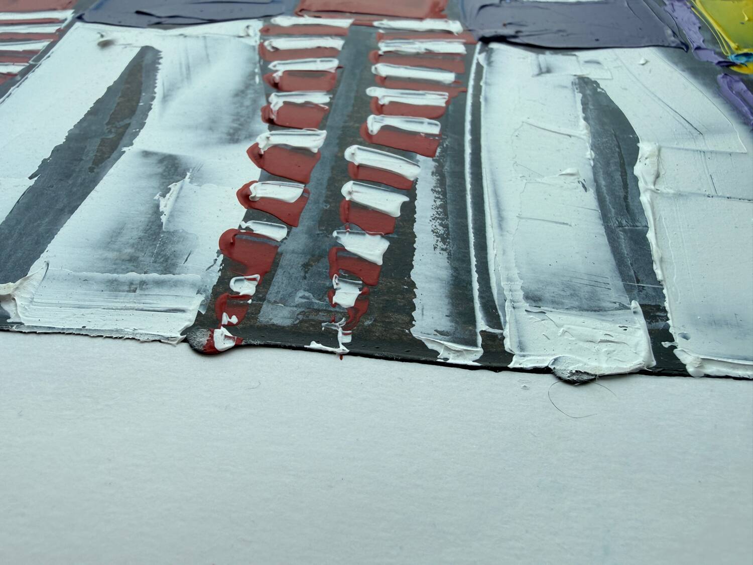 Michel Godjevac – Café des Arts (2008) Original painting signed and d