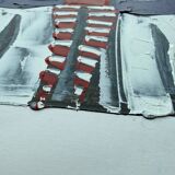 Michel Godjevac – Café des Arts (2008) Original painting signed and d