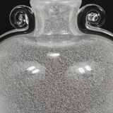 Seguso Vetri d’Arte Pulegoso vase with bubbles and handles, Murano, Italy 1950s