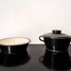 Black Ceramic by Franco Bucci for Pesaro Workshop, Italy, Anni '70
