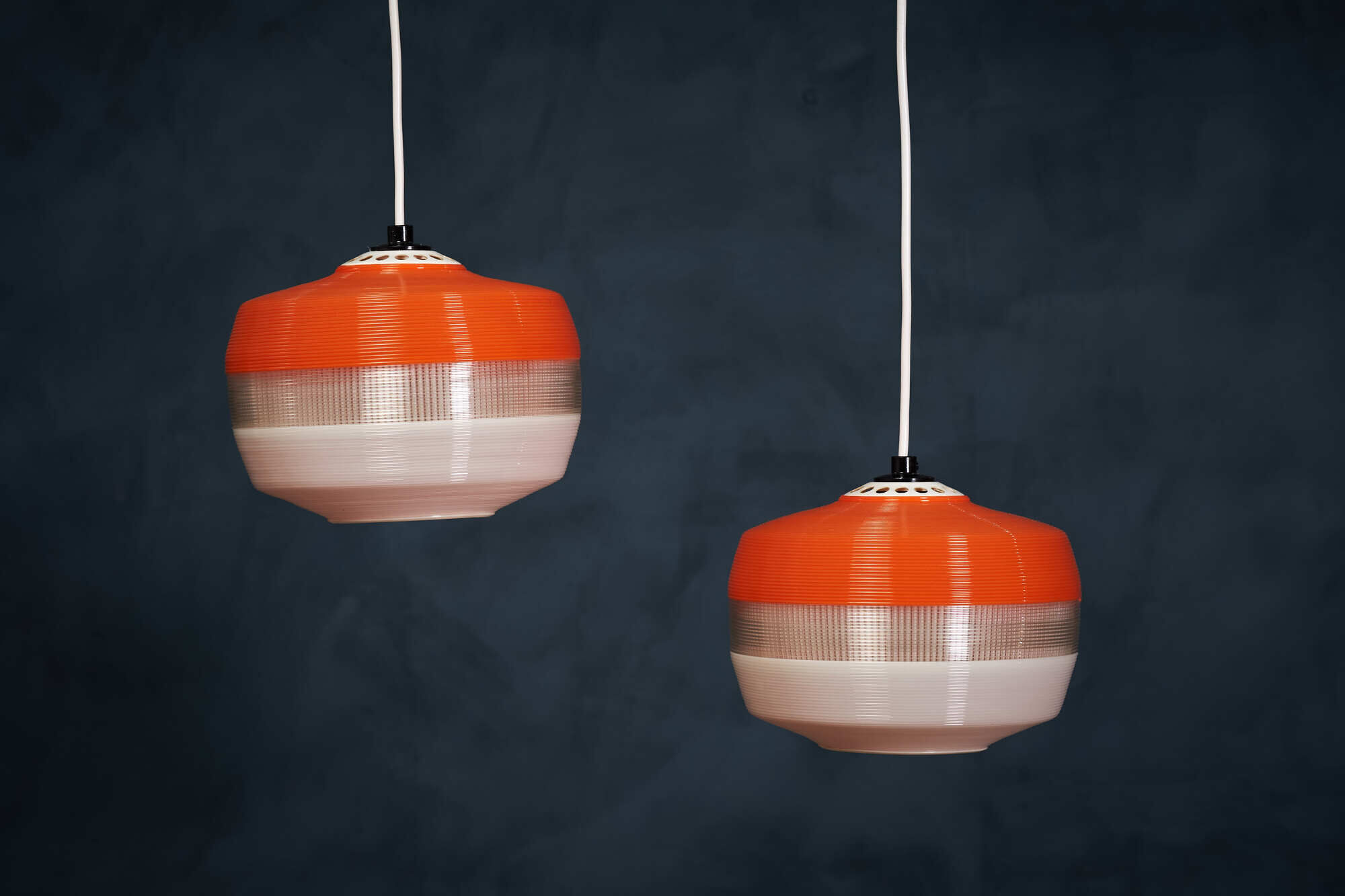 Vintage dutch pendant lamps, 1960s, set of 2